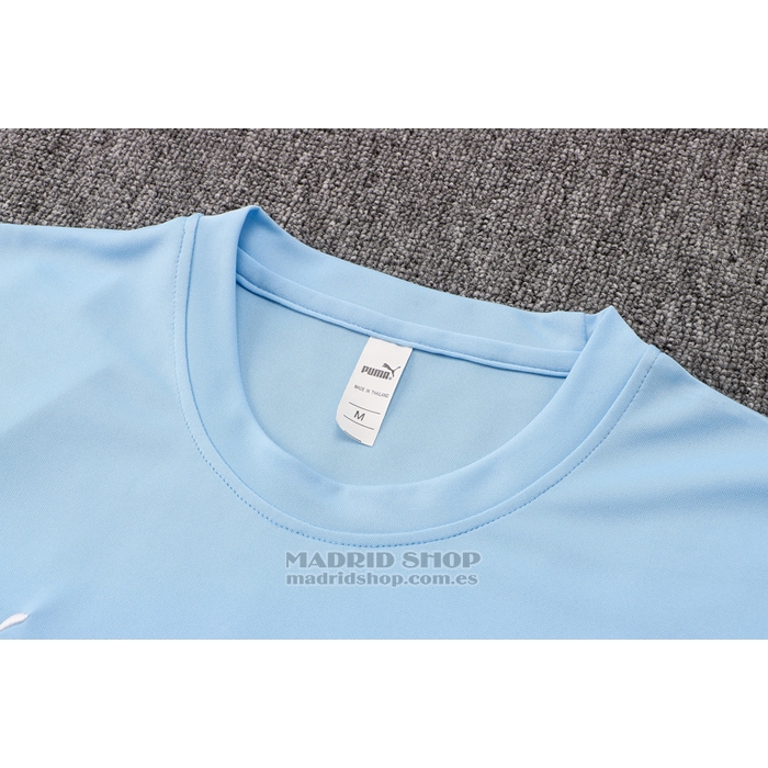 Chandal del Manchester City Manga Corta 2021-22 Azul